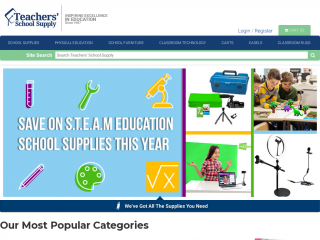 teacherssupply.com screenshot