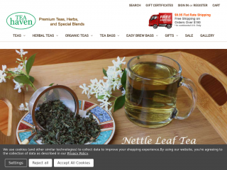 teahaven.com screenshot