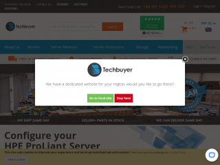 techbuyer.com screenshot