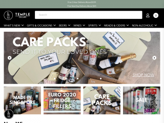 templecellars.com screenshot