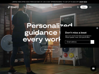 tempo.fit screenshot