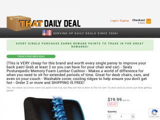 thatdailydeal.com screenshot