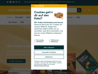 the-nu-company.com screenshot