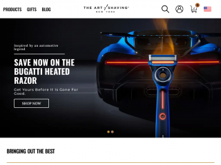 theartofshaving.com screenshot