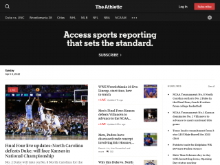 theathletic.com screenshot