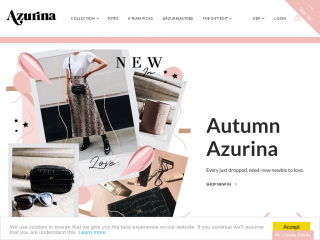 theazurinastore.com screenshot