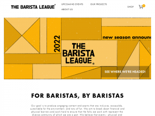 thebaristaleague.com screenshot