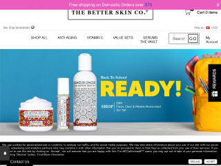 thebetterskinco.com screenshot