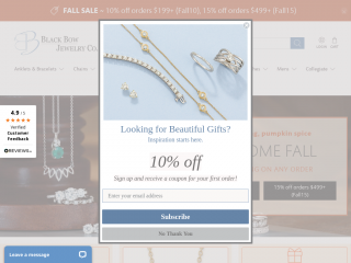 theblackbow.com screenshot