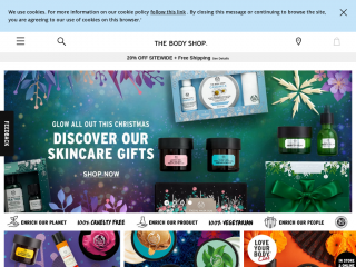 thebodyshop.com screenshot