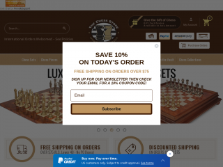 thechessstore.com screenshot