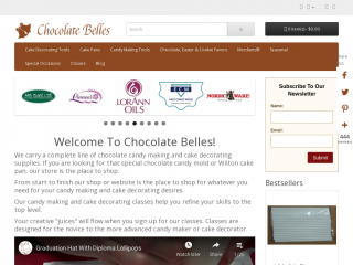 thechocolatebelles.com screenshot