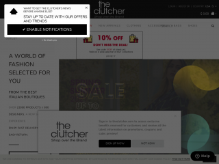 theclutcher.com screenshot