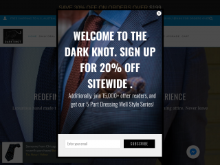 thedarkknot.com screenshot
