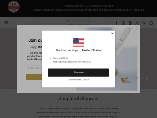 thedecree.com screenshot