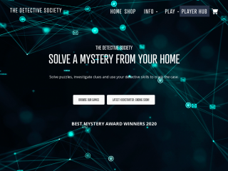 thedetectivesociety.com screenshot