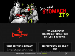 thedungeons.com screenshot