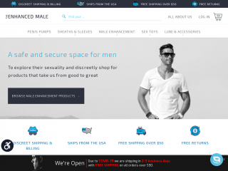 theenhancedmale.com screenshot