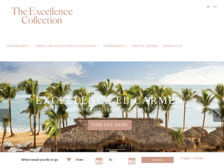 theexcellencecollection.com screenshot