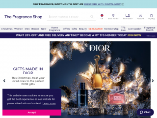 thefragranceshop.co.uk screenshot