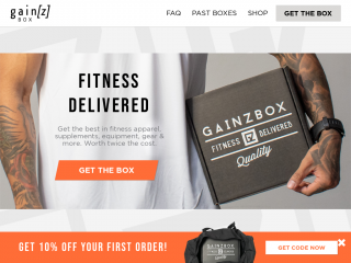 thegainzbox.com screenshot