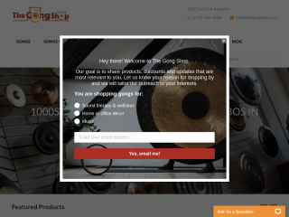 thegongshop.com screenshot