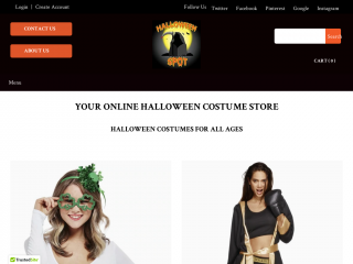 thehalloweenspot.com screenshot