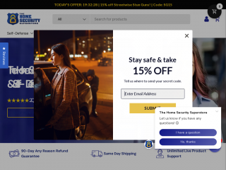 thehomesecuritysuperstore.com screenshot