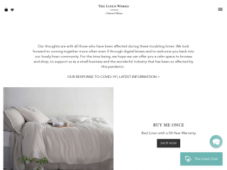 thelinenworks.co.uk screenshot