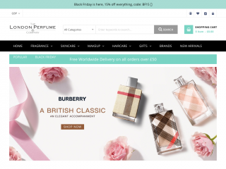 thelondonperfumecompany.com screenshot