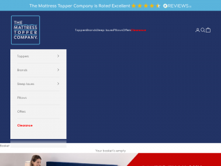 themattresstoppercompany.com screenshot