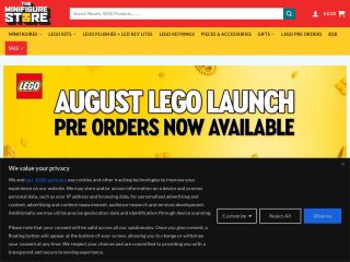 theminifigurestore.uk screenshot