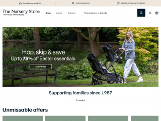thenurserystore.com screenshot