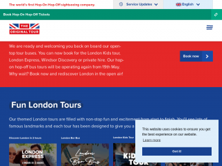 theoriginaltour.com screenshot