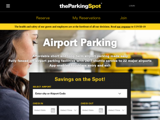 theparkingspot.com screenshot