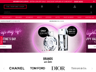 theperfumeshop.com screenshot