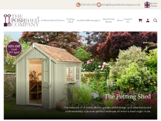 theposhshedcompany.co.uk screenshot