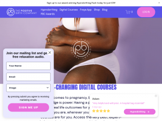 thepositivebirthcompany.com screenshot
