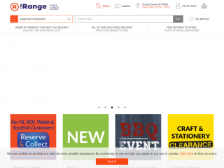 therange.co.uk screenshot