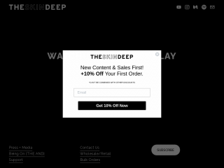 theskindeep.com screenshot