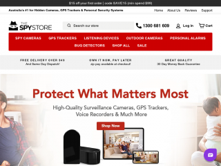 thespystore.com.au screenshot