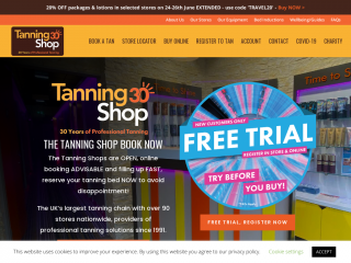 thetanningshop.co.uk screenshot