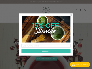 theteaspot.com screenshot