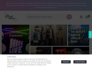 theticketfactory.com screenshot