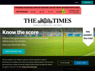 thetimes.co.uk screenshot