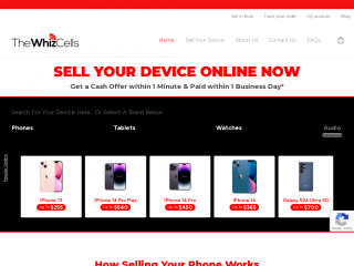 thewhizcells.com screenshot