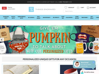 thingsengraved.ca screenshot