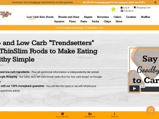 thinslimfoods.com screenshot