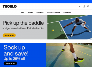 thorlo.com screenshot