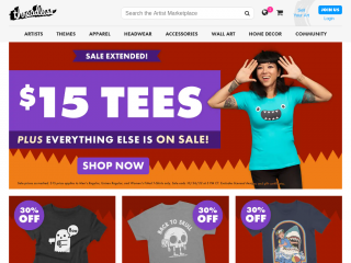 threadless.com screenshot